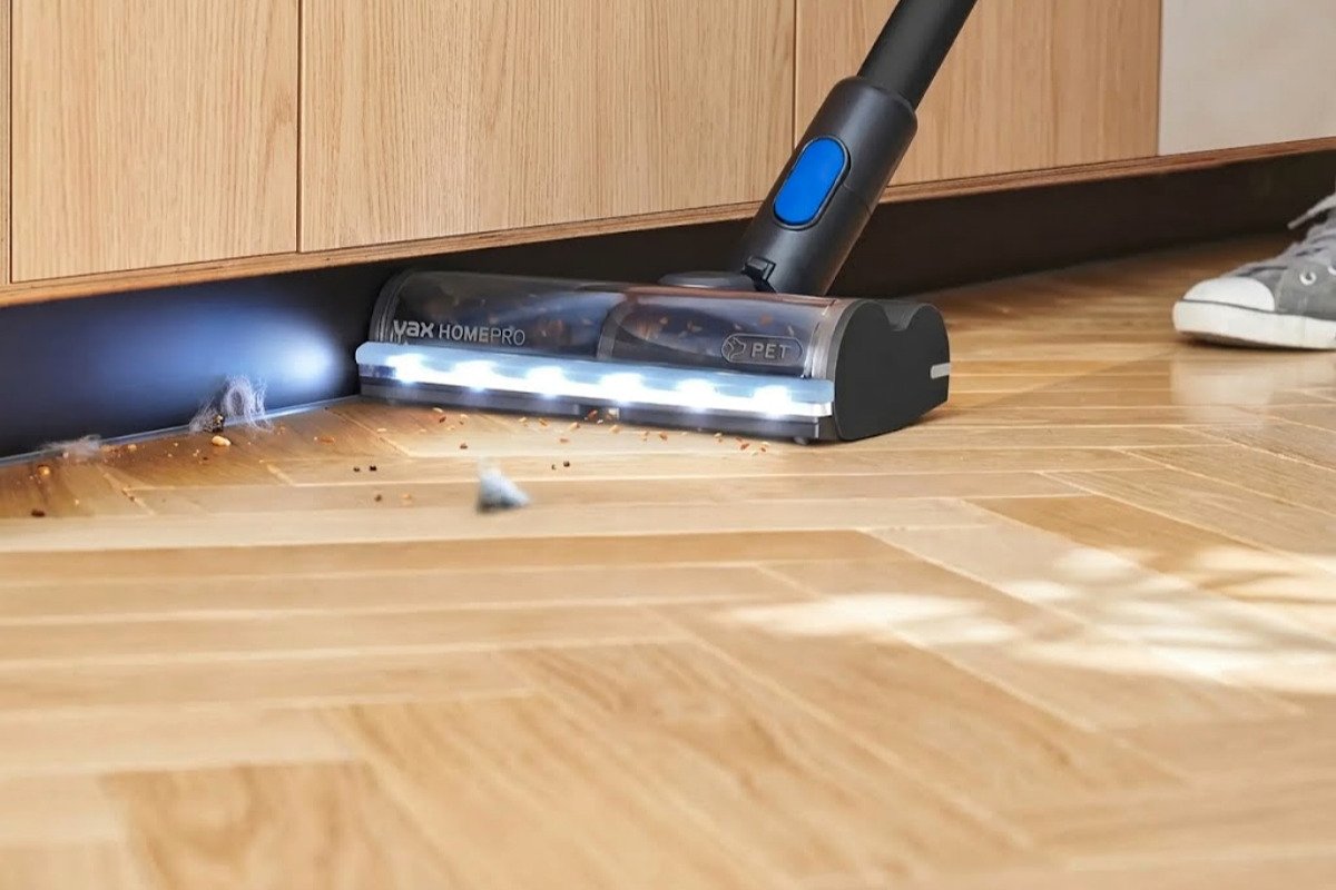 LED headlights illuminating dark furniture spaces